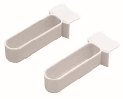 2gr art57 Plastic Finger Trays - slip between cage bars, great for supplements, Cage Accessory, Glamorous Gouldians