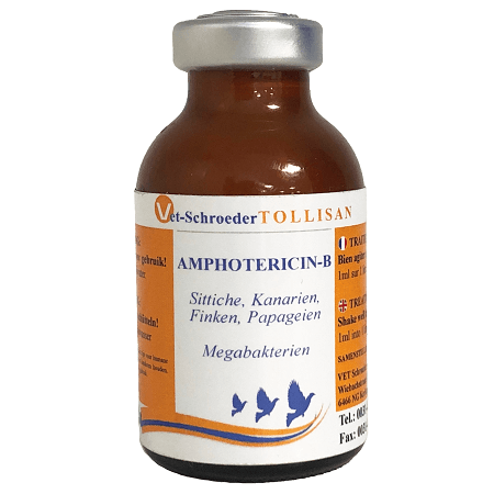 Amphotericin-B - Vet-Schroeder Tollisan - Anti-fungal - Lady Gouldian Finch Supplies USA