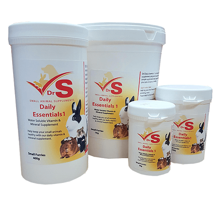 Dr S Daily Essentials 1 - Small Animal Supplements - Mice and Rat Vitamins - Glamorous Gouldians