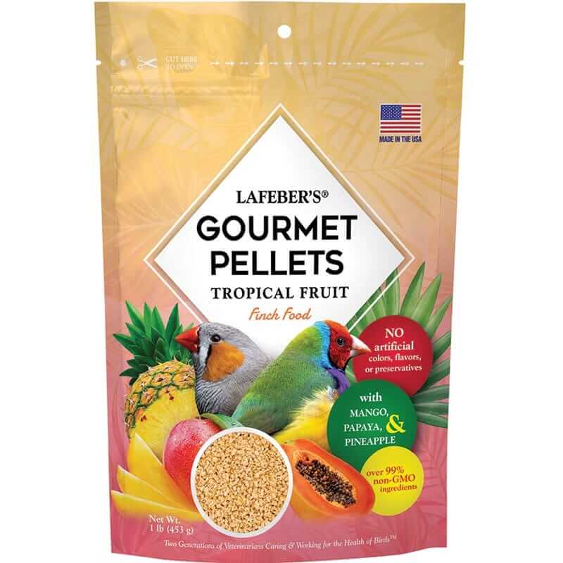 Lafeber Tropical Fruit Finch Pellets-Finch Food-Pellets-1lb-Lady gouldian finch supplies-Glamorous Gouldians