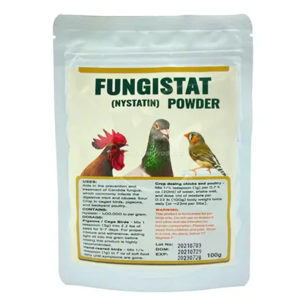 Fungistat Powder - Antifungal for Birds - Avian Medication - Lady Gouldian Finch Supplies USA