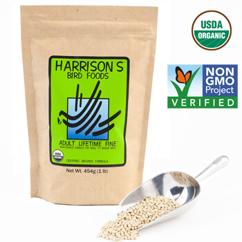 Harrisons Adult Lifetime Fine Organic Pellets - Organic Bird Food - Glamorous Gouldians