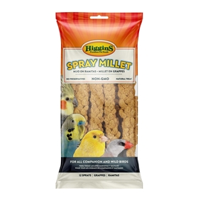 Higgins Snack Attack Spray Millet - 12 pcs - grown free of pesticides and hand selected - Seed - Food