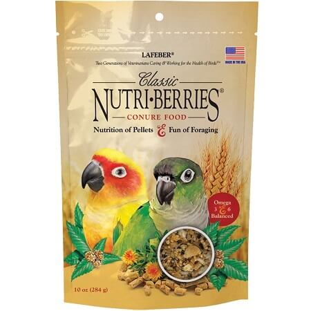 Lafeber Conure Classic Nutri-Berries-Non GMO Conure Food-Bird Food-Glamorous Gouldians