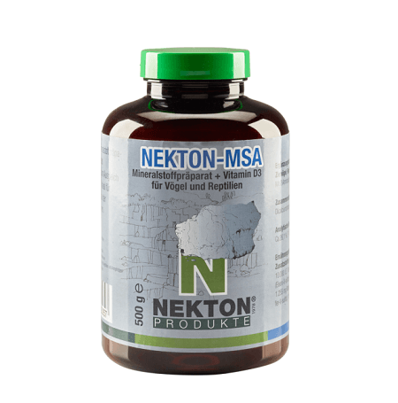 NEKTON-MSA supports good development of bone structures in young animals-500g-Trace Minerals, Bird Supplies