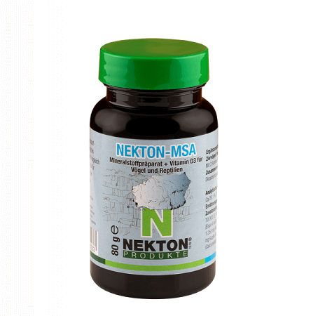 NEKTON-MSA supports good development of bone structures in young animals -80g- Trace Minerals, Bird Supplies