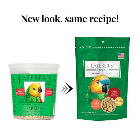 Lafeber Parrot Premium Daily Pellets-Non GMO Bird Food-Parrots like Amazons and African greys-Glamorous Gouldians