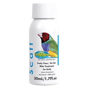 Vetafarm Scatt -  Air Sac and Scaly Mite Treatment - Topical - Parasitic - Avian Medications 