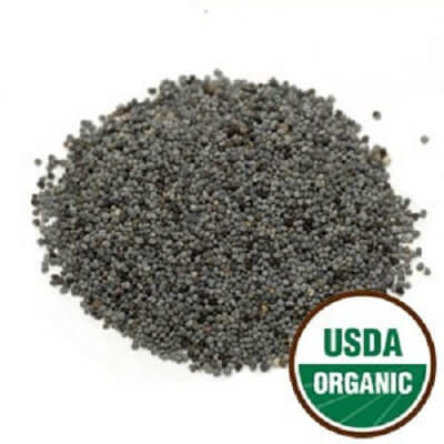 Starwest Botanicals Certified Organic Blue Poppy is loved by finches and canaries, aids in digestion