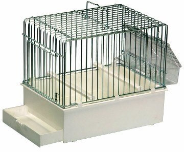 2gr art21 Travel Cage - 9.5" X 6.5" X 7.75"  - Bird Cage - Lady Gouldian Finch Supplies USA