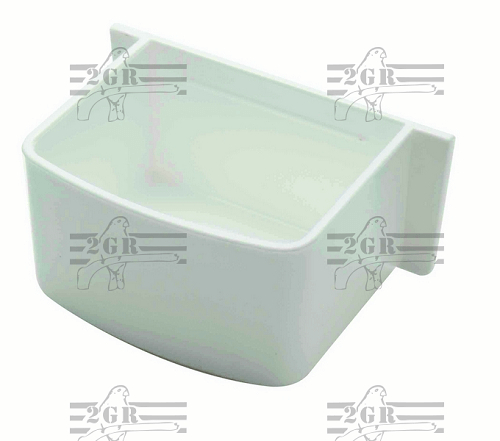 2gr Parrot Wing Cup - D cup - heavy duty plastic - art 43 - Cage Accessory - Food Cup