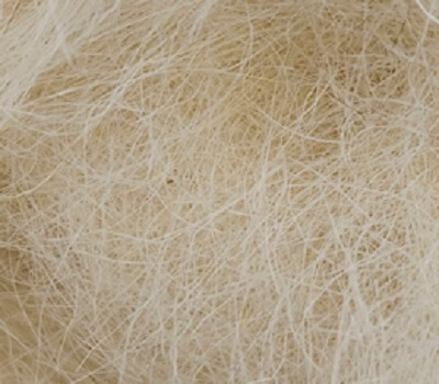 White She Goat Hair - Nesting Materials - Sisal Fibre - Breeding Supplies - Finch and Canary Supplies