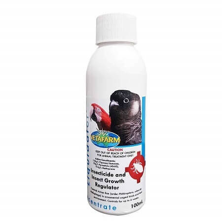 Vetafarm Avian Insect Liquidator Concentrate - avian bug spray, parasitic spray on the bird to rid of feather mites