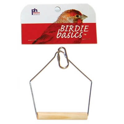 Prevue Pet 387 XS Bird Cage Swing-4" wide x 4 1/2" high 7/16" diameter-Bird Cage Accessory-Glamorous Gouldians