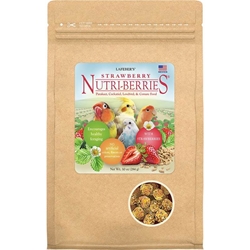 Lafeber Strawberry Nutri-berries for small birds - For a limited Time - Non GMO Bird Food - Glamorous Gouldians